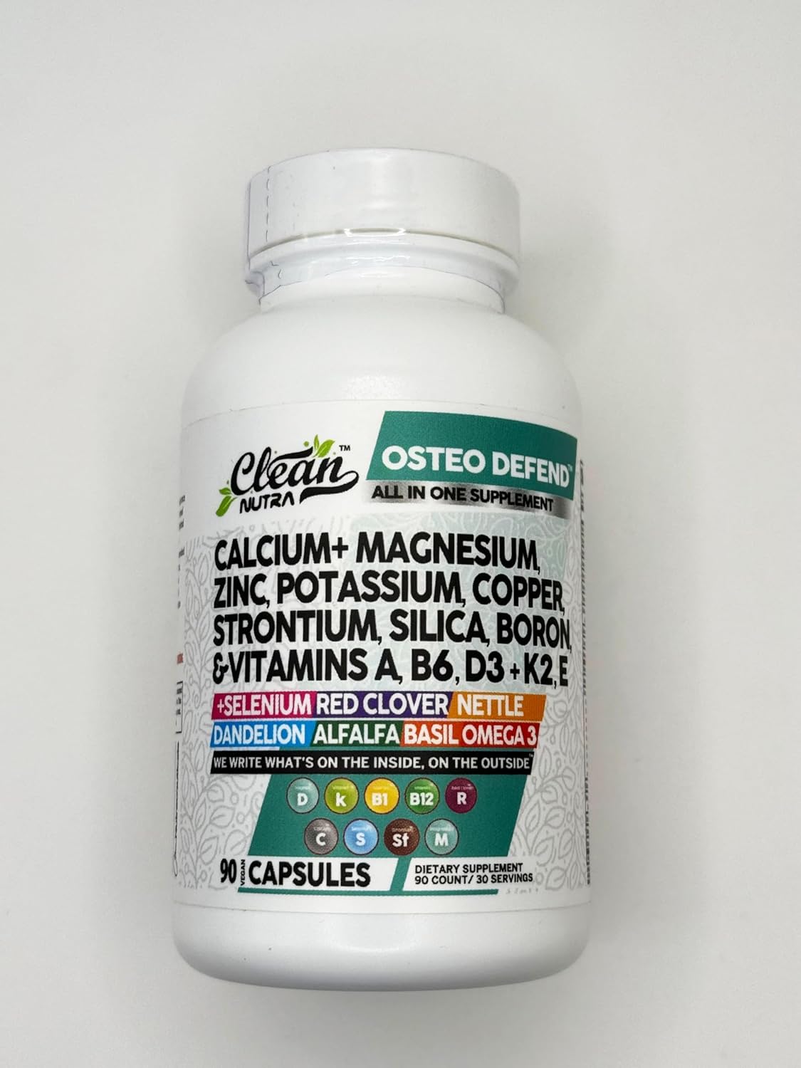 Nutraceuticals Calcium Magnesium Zinc Supplement with Essential Minerals & Vitamins for Bone Health in Men & Women