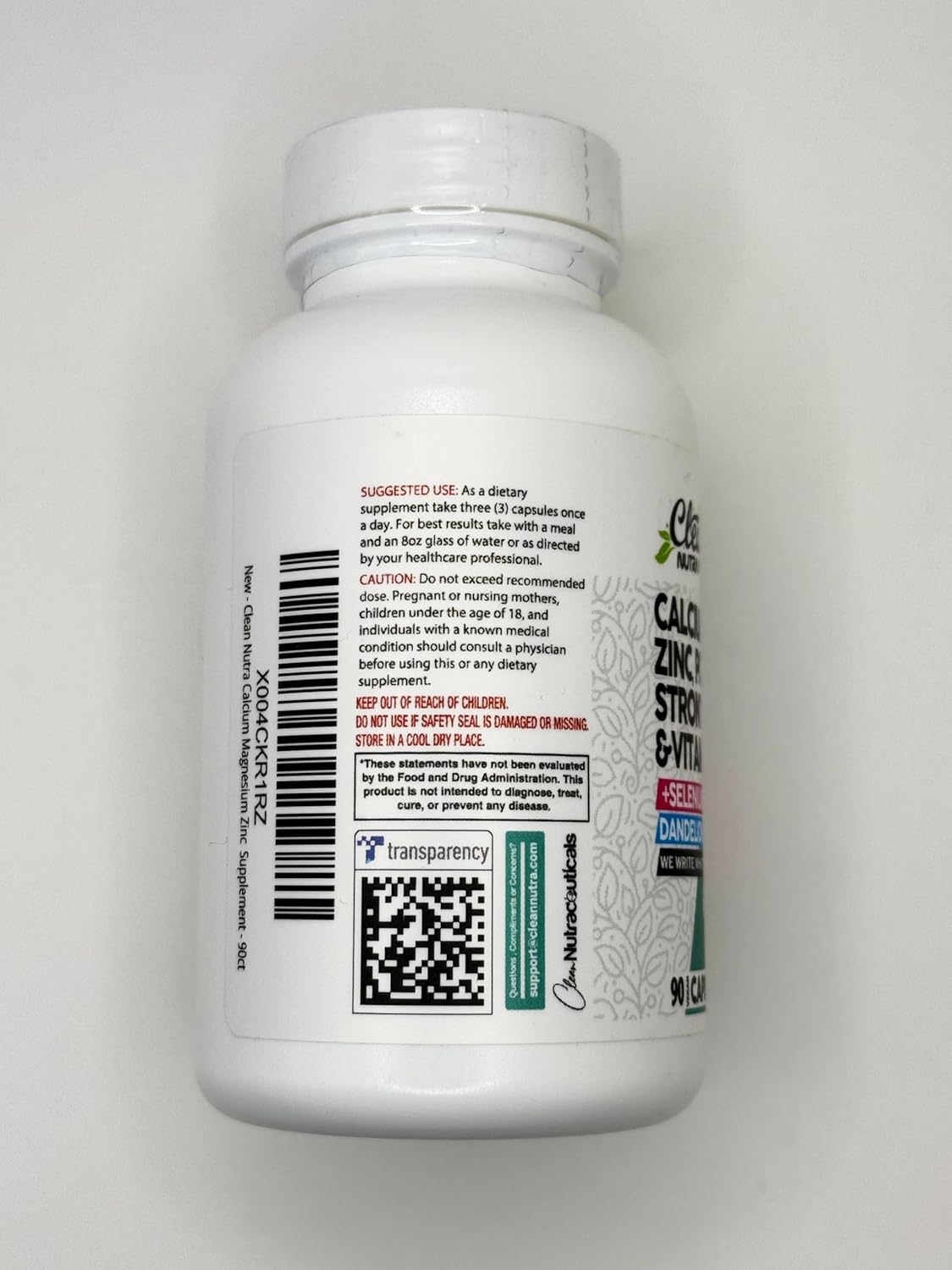 Nutraceuticals Calcium Magnesium Zinc Supplement with Essential Minerals & Vitamins for Bone Health in Men & Women