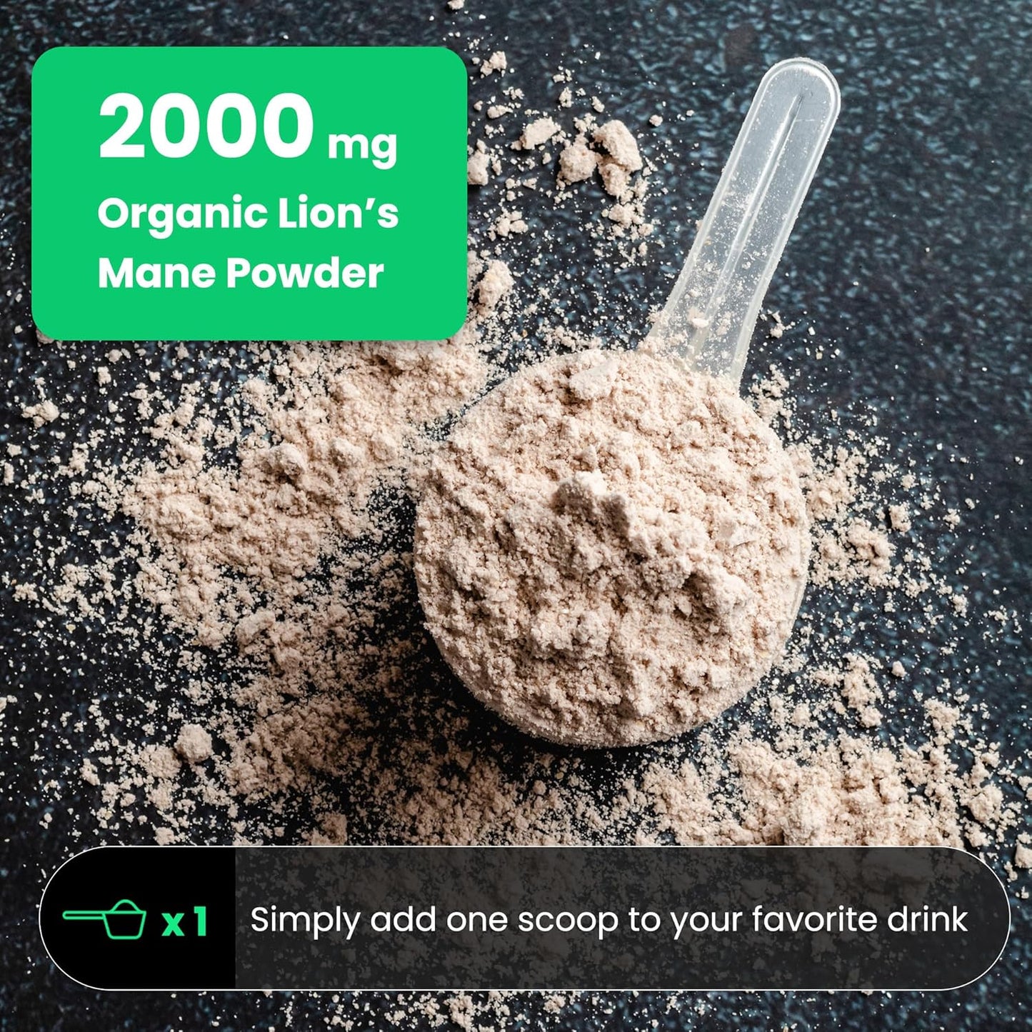 NutraChamps Super Green and Lion's Mane Powder Bundle - Unflavored Greens and Adaptogens