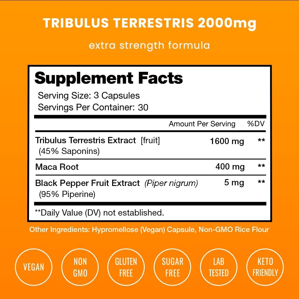 NutraChamps Tribulus & Berberine Duo for Complete Vitality & Metabolic Health