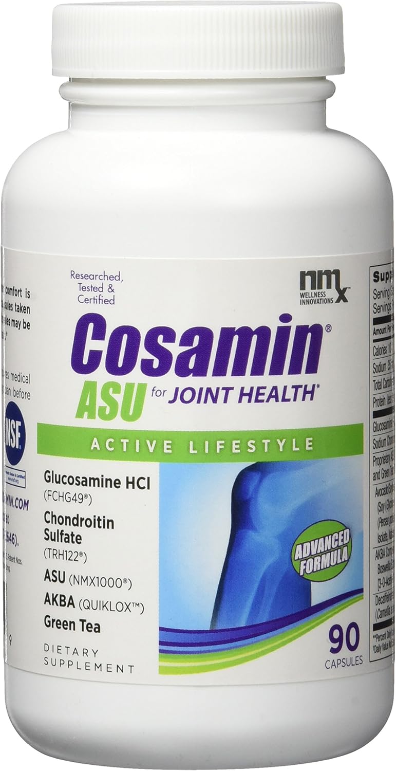 Nutramax Cosamin ASU 90 Count Capsules for Joint Health by Nutramax Labs