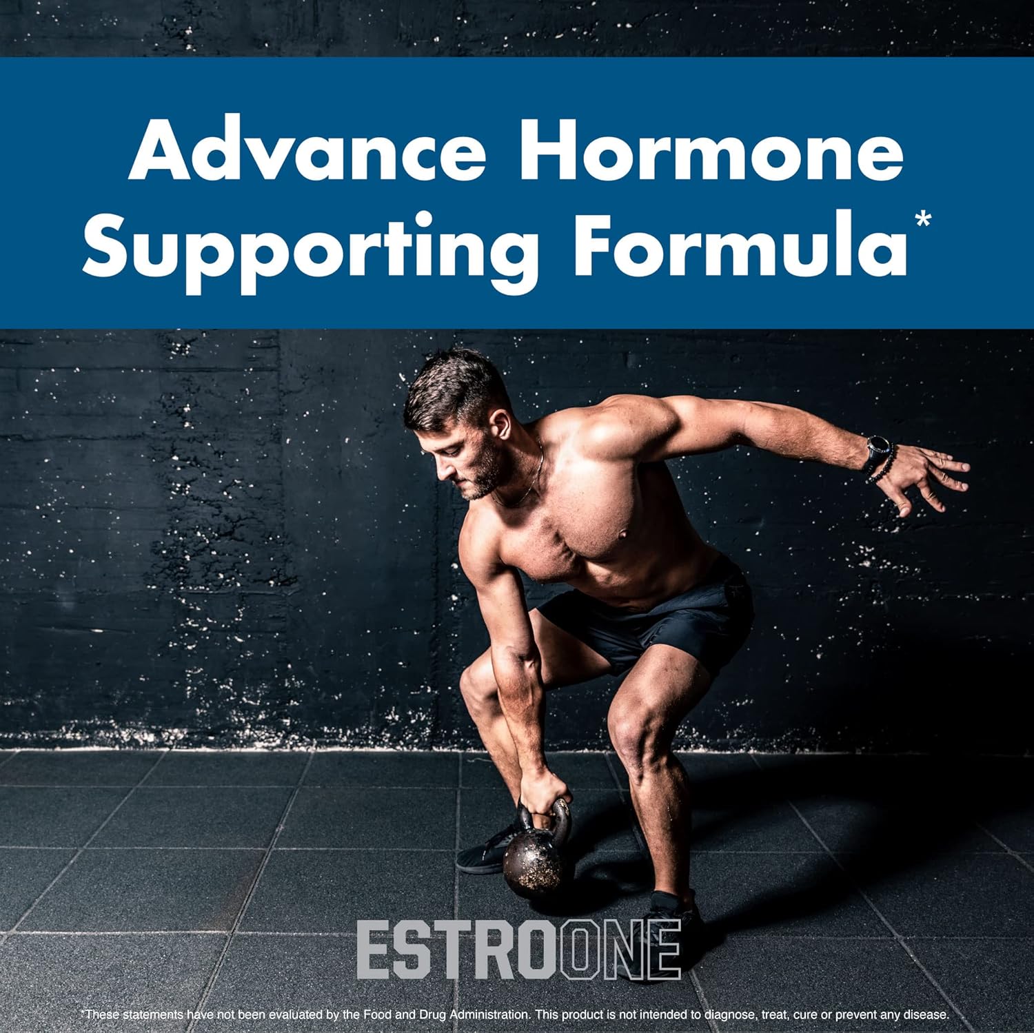 NutraOne EstroOne Hormone Support Capsules for Men - Natural Strength, Mood, and Drive Supplement