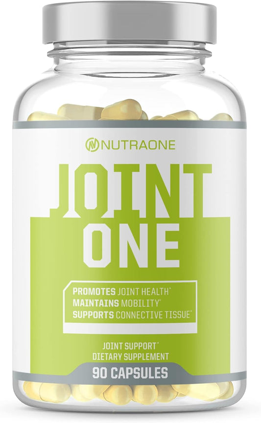 NutraOne JointOne Joint Support Supplement with Collagen, Glucosamine, Turmeric - 90 Capsules for Men and Women Looking to Maintain Joint Health