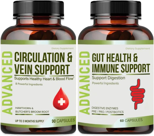 NutraPro Complete Gut Health Supplement for Women and Men - Probiotic, Prebiotic, Postbiotic, Digestive Enzymes - Leaky Gut Repair