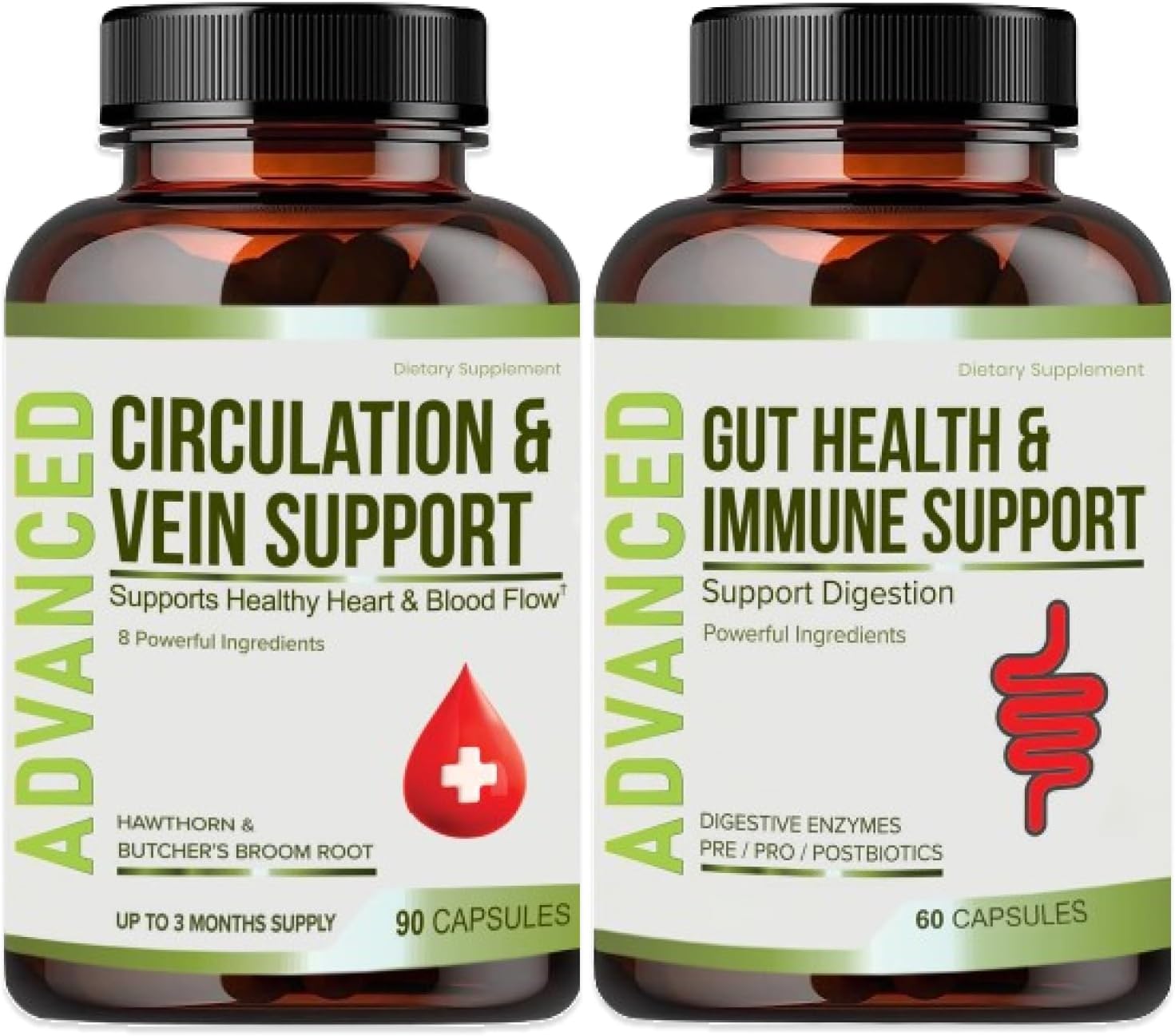 NutraPro Complete Gut Health Supplement for Women and Men - Probiotic, Prebiotic, Postbiotic, Digestive Enzymes - Leaky Gut Repair