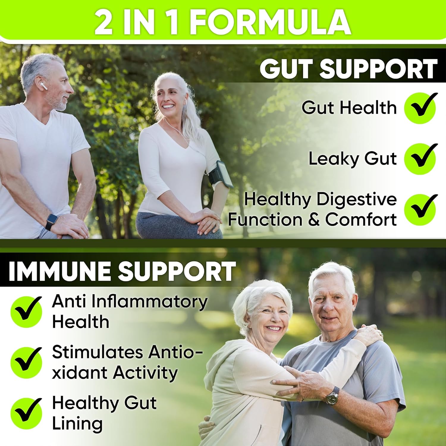 NutraPro Complete Gut Health Supplement for Women and Men - Probiotic, Prebiotic, Postbiotic, Digestive Enzymes - Leaky Gut Repair