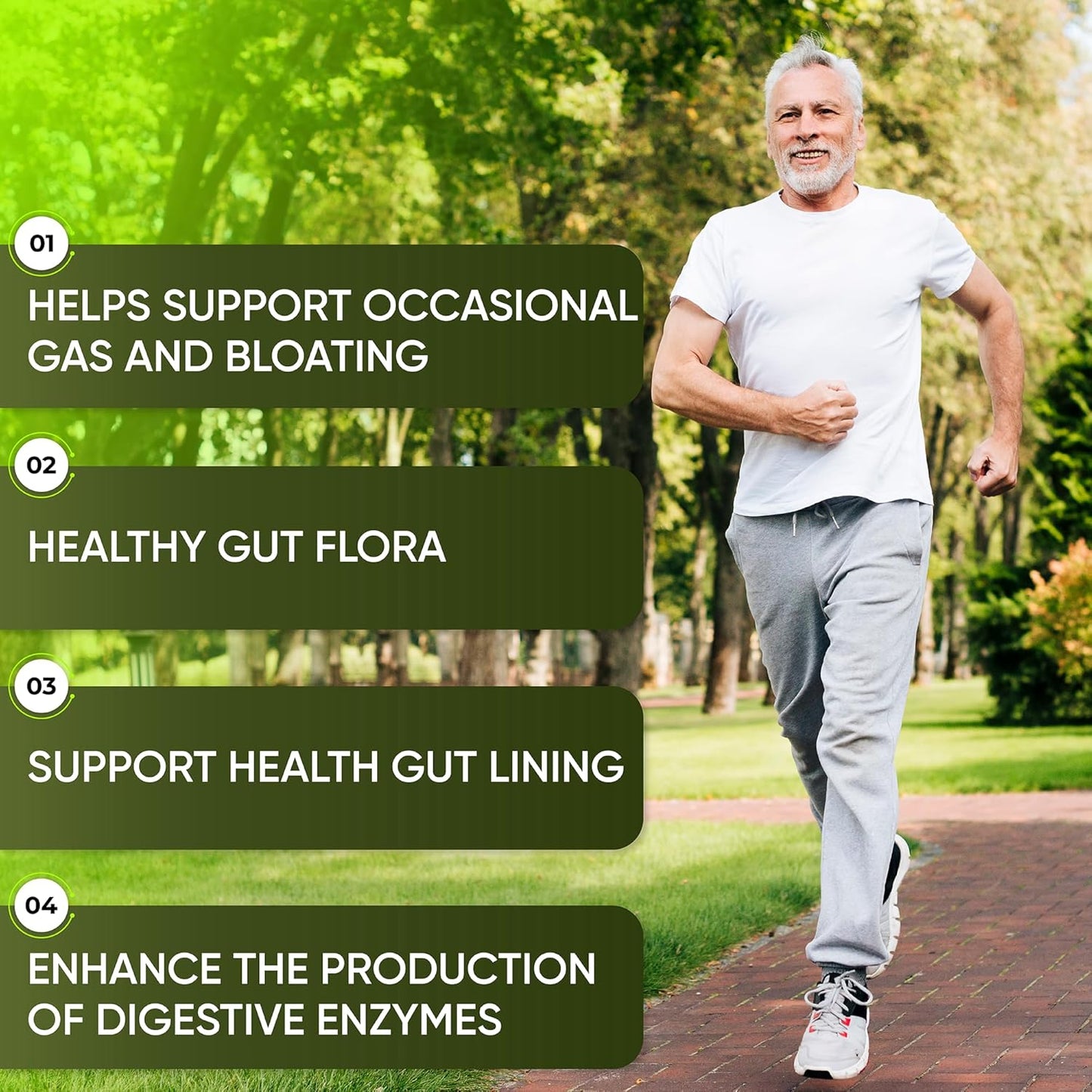 NutraPro Complete Gut Health Supplement for Women and Men - Probiotic, Prebiotic, Postbiotic, Digestive Enzymes - Leaky Gut Repair