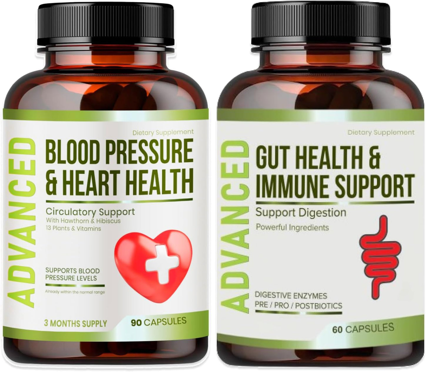 NutraPro Heart Health Supplement - Natural Support for Blood Pressure & Circulation with Hawthorn Berry & Hibiscus - Vitamins for Hypertension & Heart Health