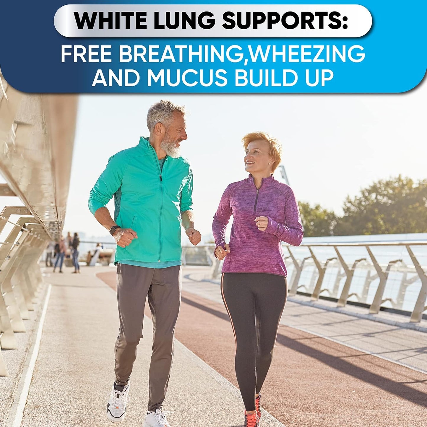 NutraPro White Lung Capsules - Lung Cleanse & Detox for Respiratory Health - 60 Capsules, GMP Certified