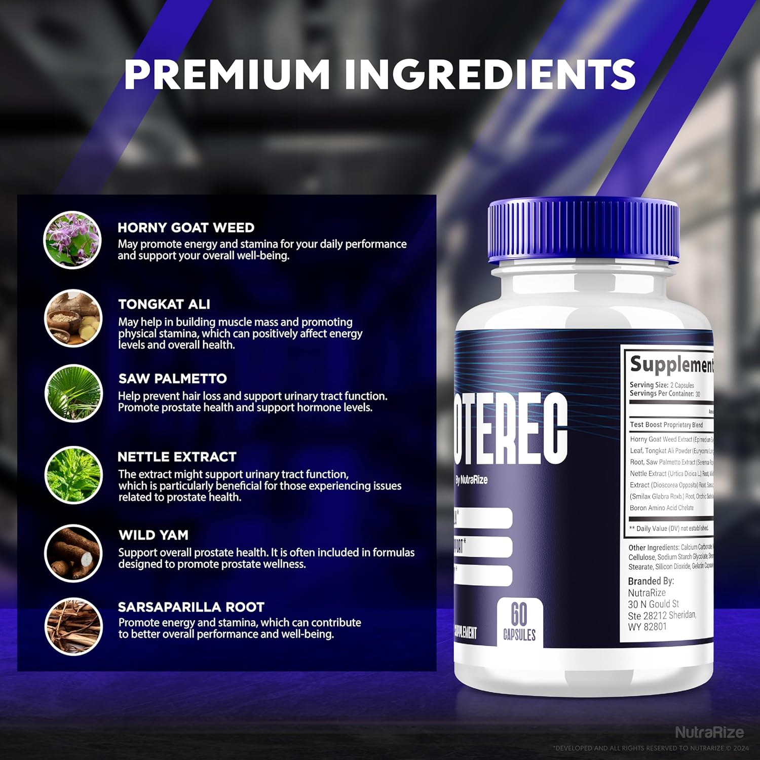 NutraRize Endoterec Pills - Official 3 Pack for Maximum Performance - Natural Support Supplement with Endo Terec Reviews - Boost Confidence and Wellness (180 Capsules)