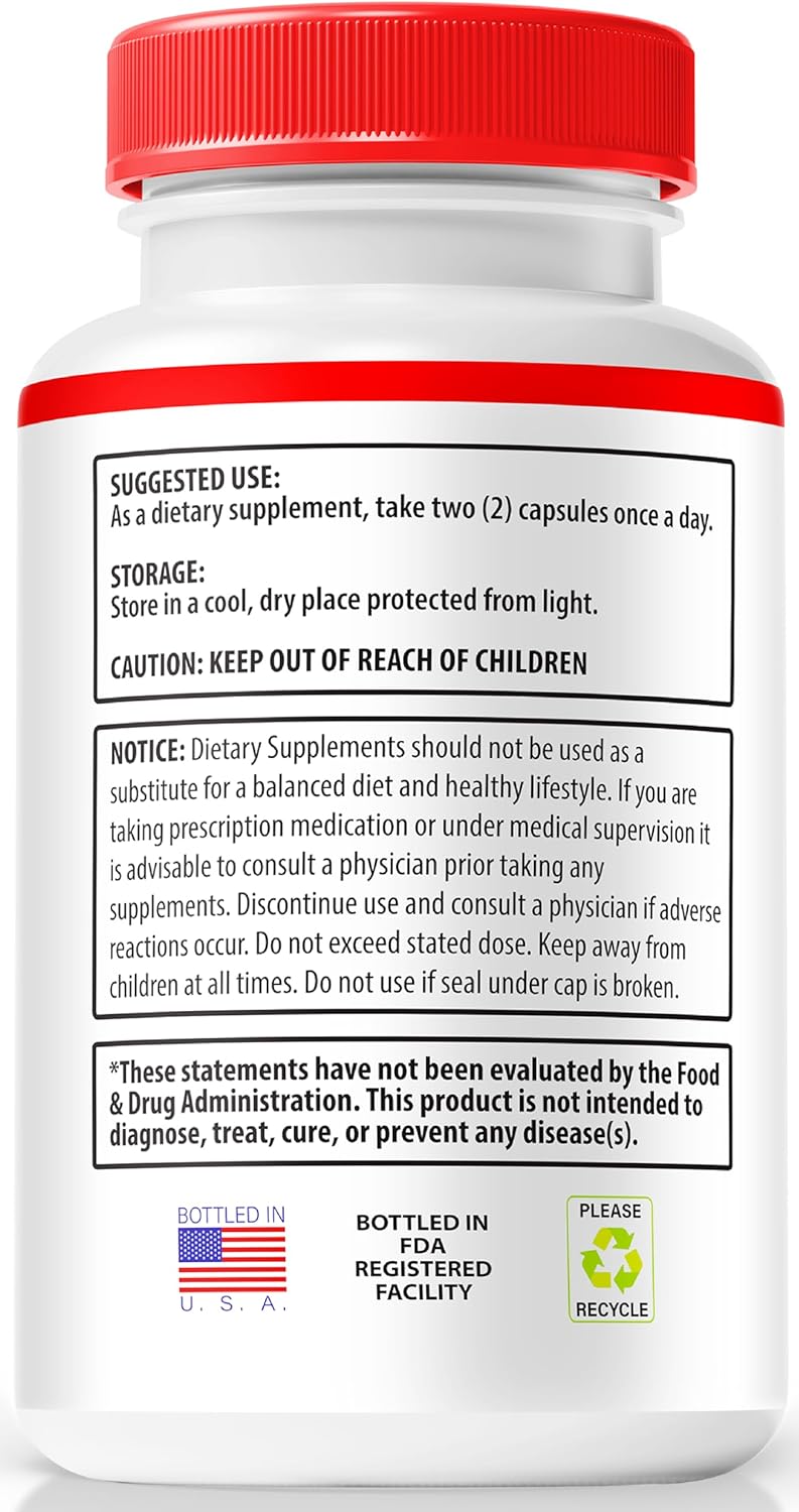 NutraRize Gluco Extend Capsules - 2 Pack, Premium Blood Vessel Cleaner for Lasting Energy and Circulation Support - 120 Capsules