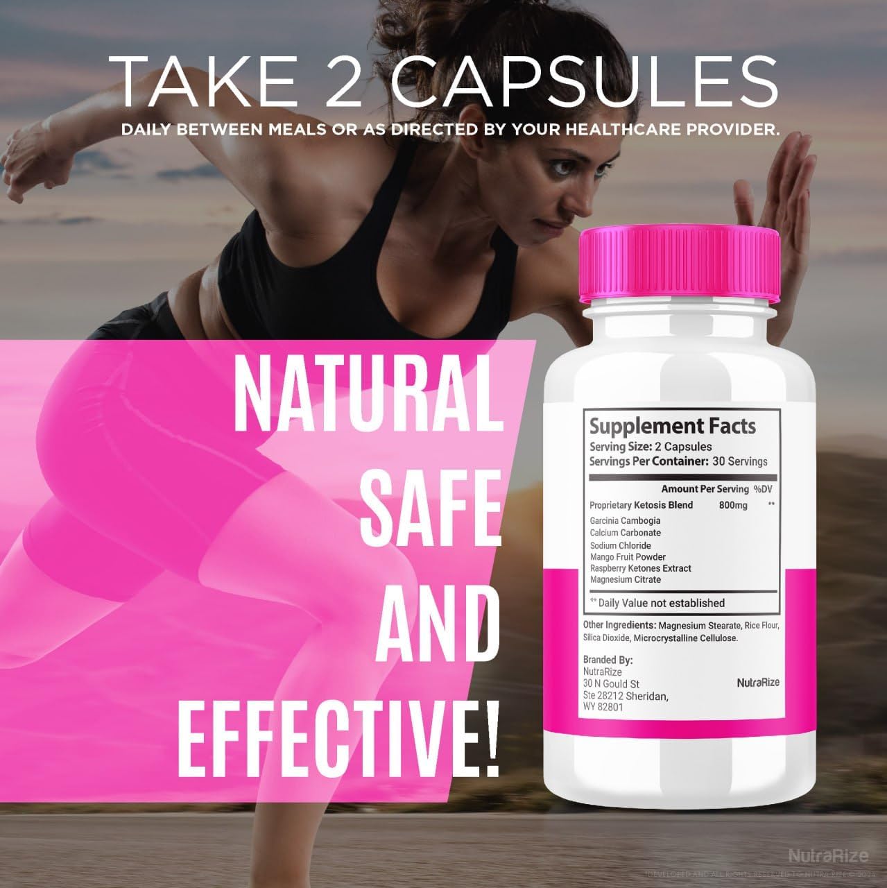 NutraRize Nexaslim Capsules - Metabolism Booster for Advanced Slimming Formula, All-Natural Belly Fat Targeting Supplement (60 Caps)