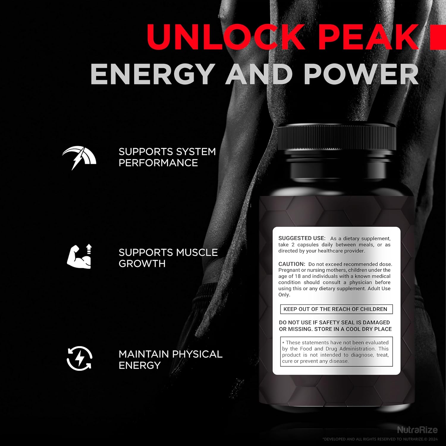 NutraRize Steelovil Pills (5 Pack) - Natural Energy Booster and Overall Health Support Supplement (300 Capsules)