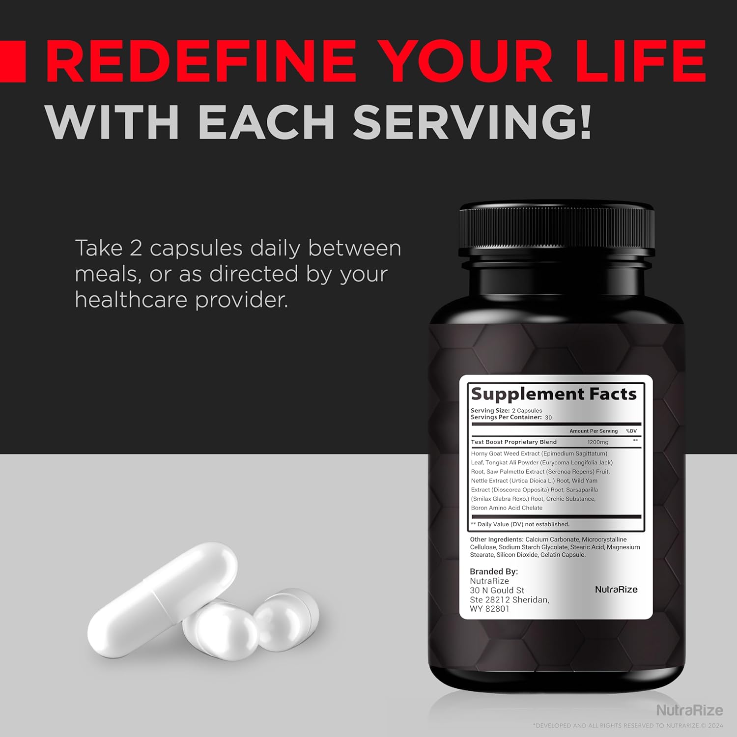 NutraRize Steelovil Pills (5 Pack) - Natural Energy Booster and Overall Health Support Supplement (300 Capsules)