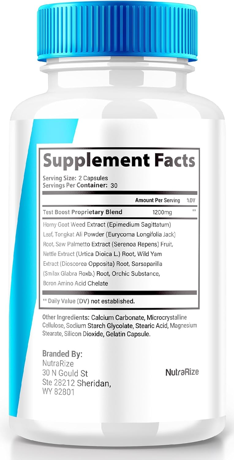 NutraRize ViraFlexx for Men Pro Capsules 500mg - Pack of 3, Natural Male Performance Support Supplement, Overall Health Boost