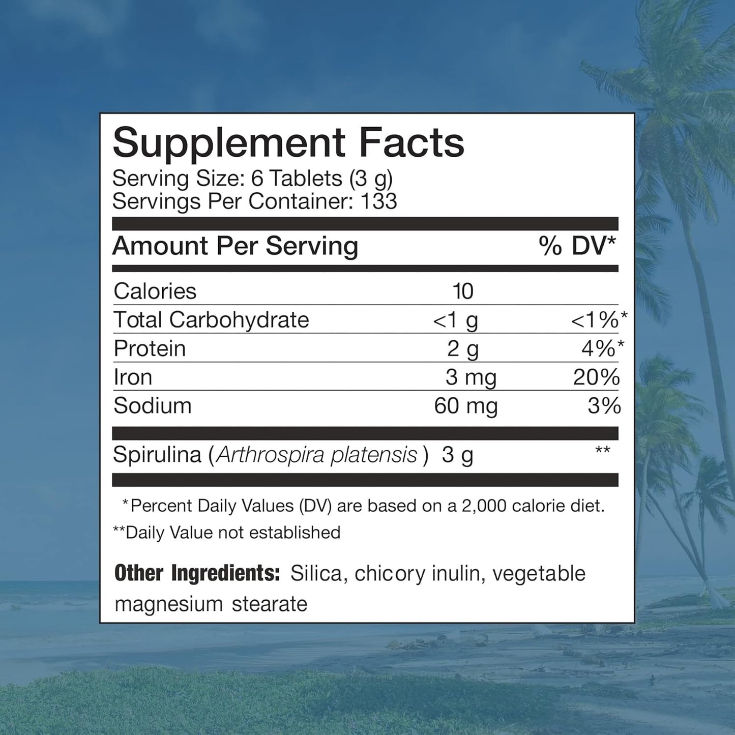 Nutrex Hawaii Pure Hawaiian Spirulina 500mg Tablets - Vegan Supplement for Immune System, Heart Health, and Energy Boost - 800 Count