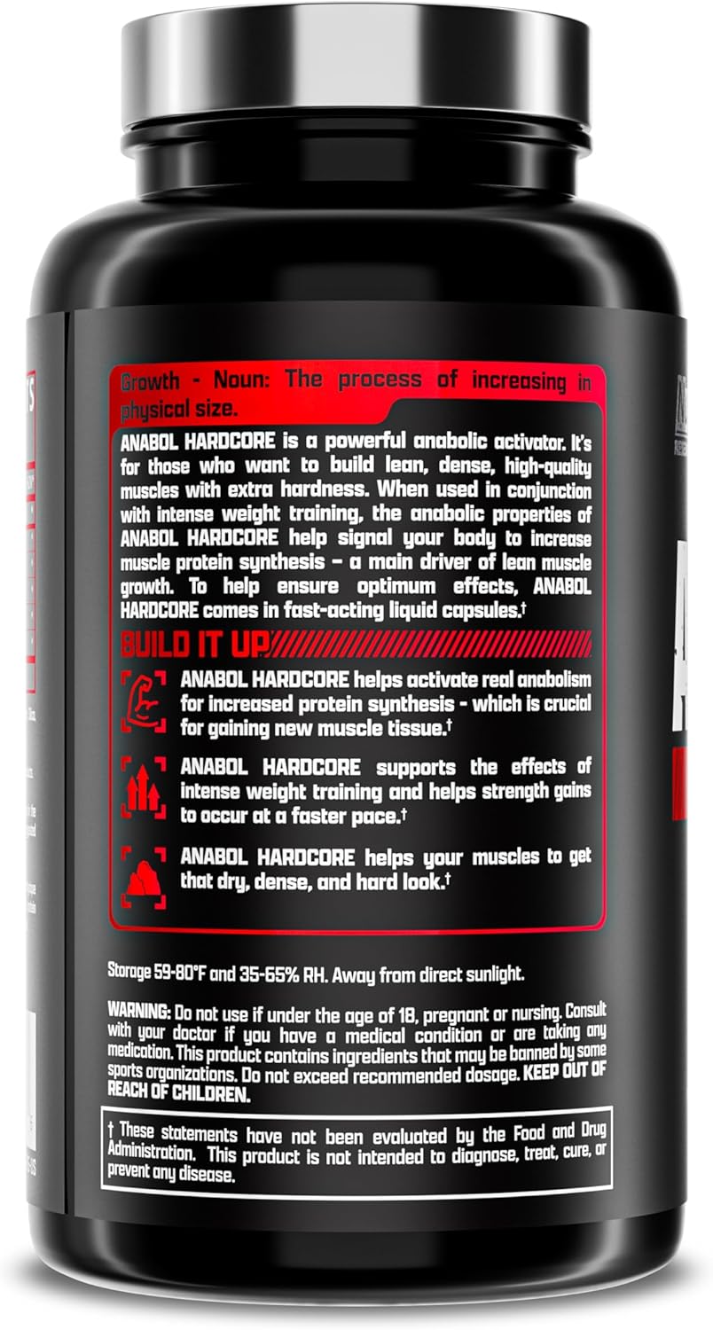 Nutrex Research Anabol Hardcore & Vitadapt Sports Multivitamin with KSM-66 Ashwagandha: Complete Athletic Support
