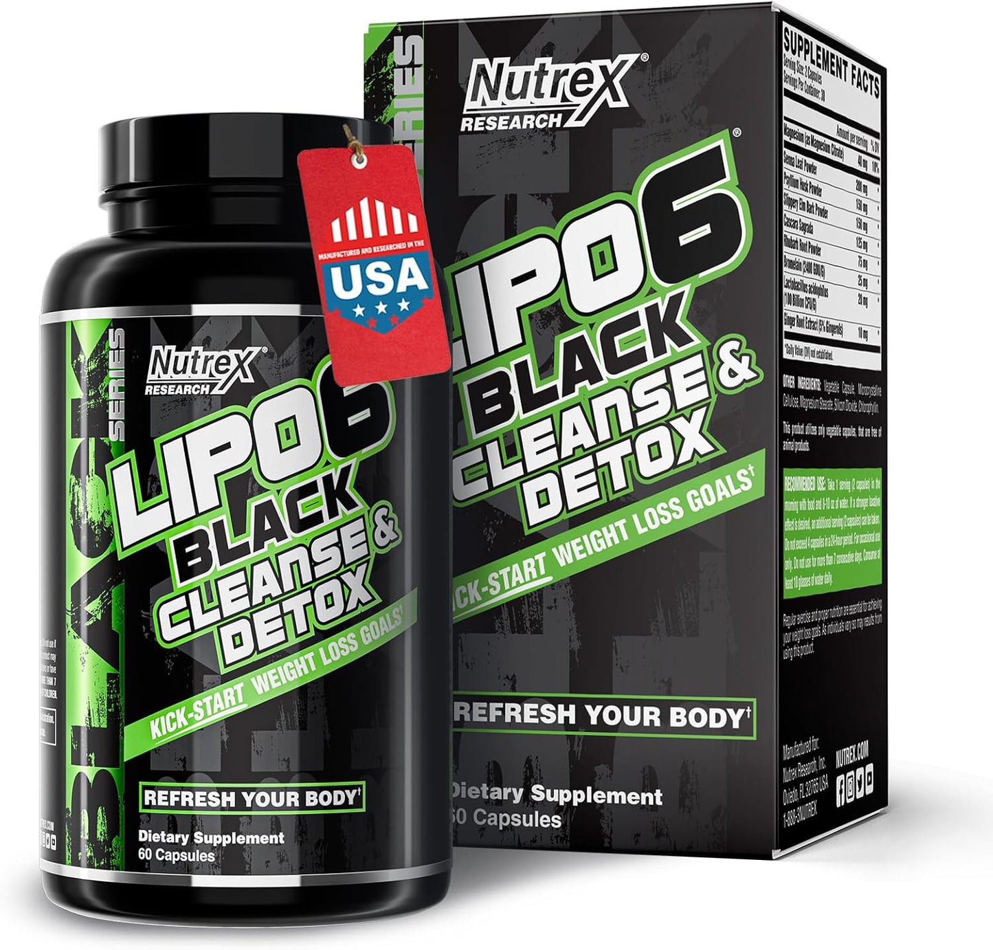 Nutrex Research Liquid Carnitine 3000 | Premium Orange Mango Fat Loss Support - Lipo-6 Cleanse & Detox for Weight Loss & Digestion