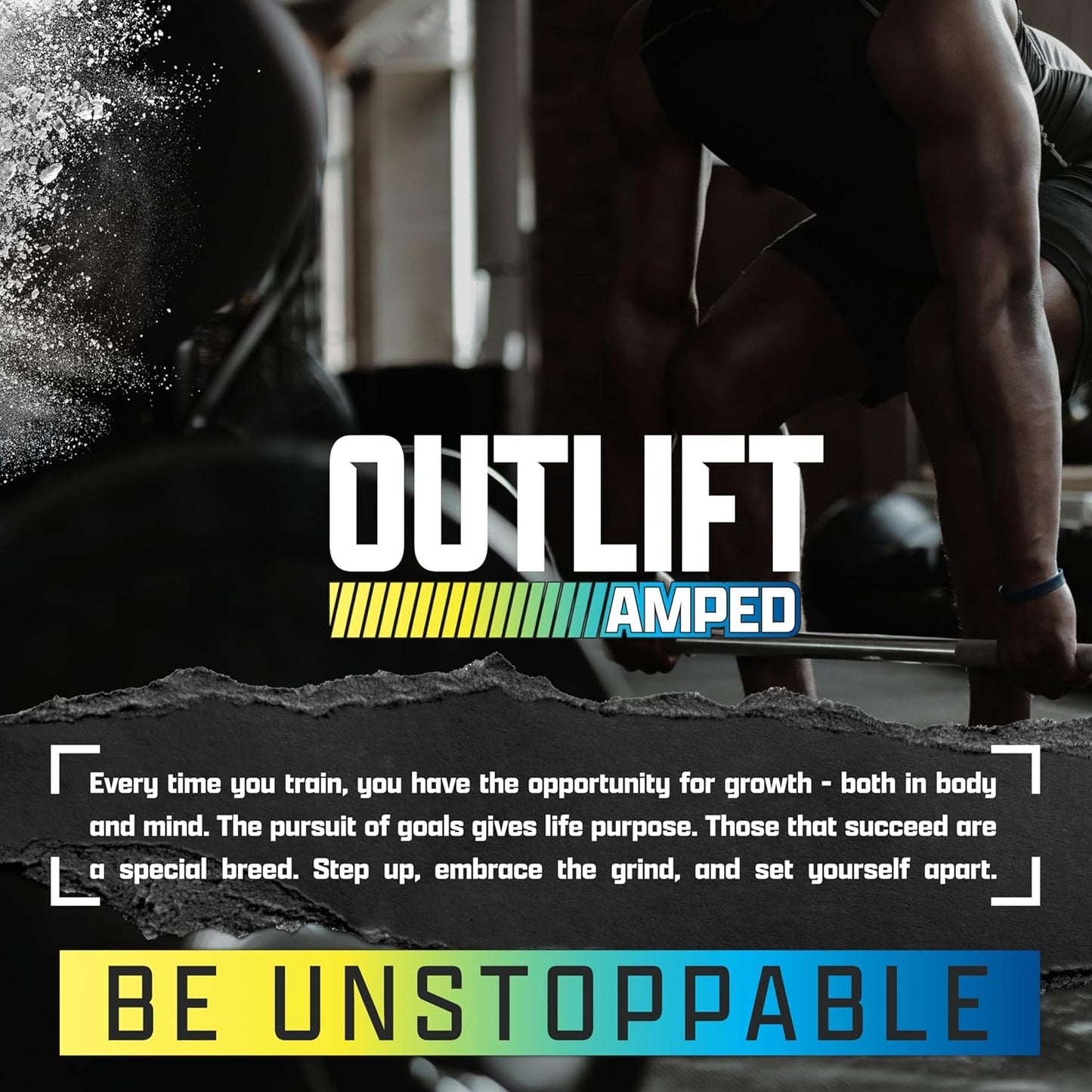 Nutrex Research OUTLIFT Amped Max Dosed Pre Workout Powder - Blueberry Lemonade Flavor