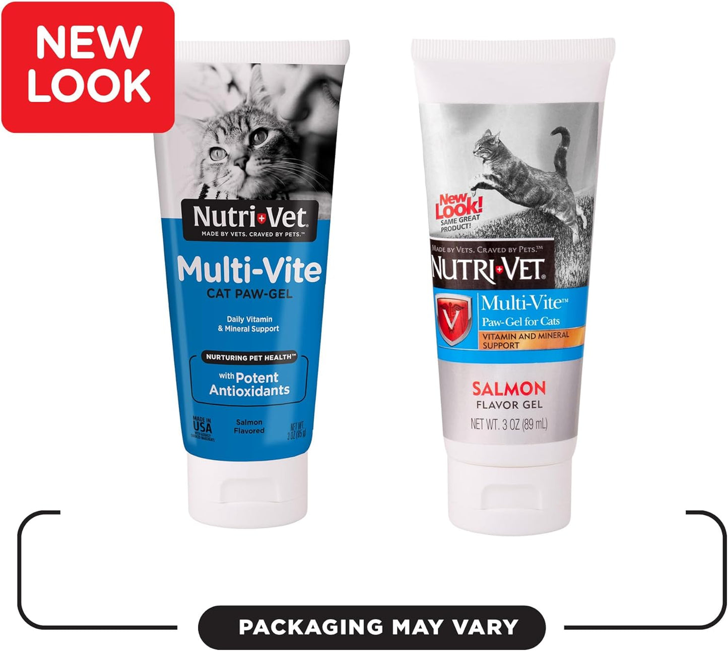 Nutri-Vet Multi-Vite Cat Multivitamin Paw Gel | Tasty & Easy-to-Give Vitamins | 3 oz Tube