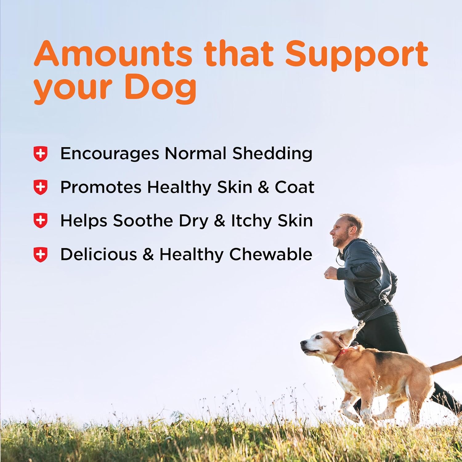 Nutri-Vet Shed Defense Soft Chews for Dogs - 60 Chews - Promotes Healthy Coat and Reduces Shedding