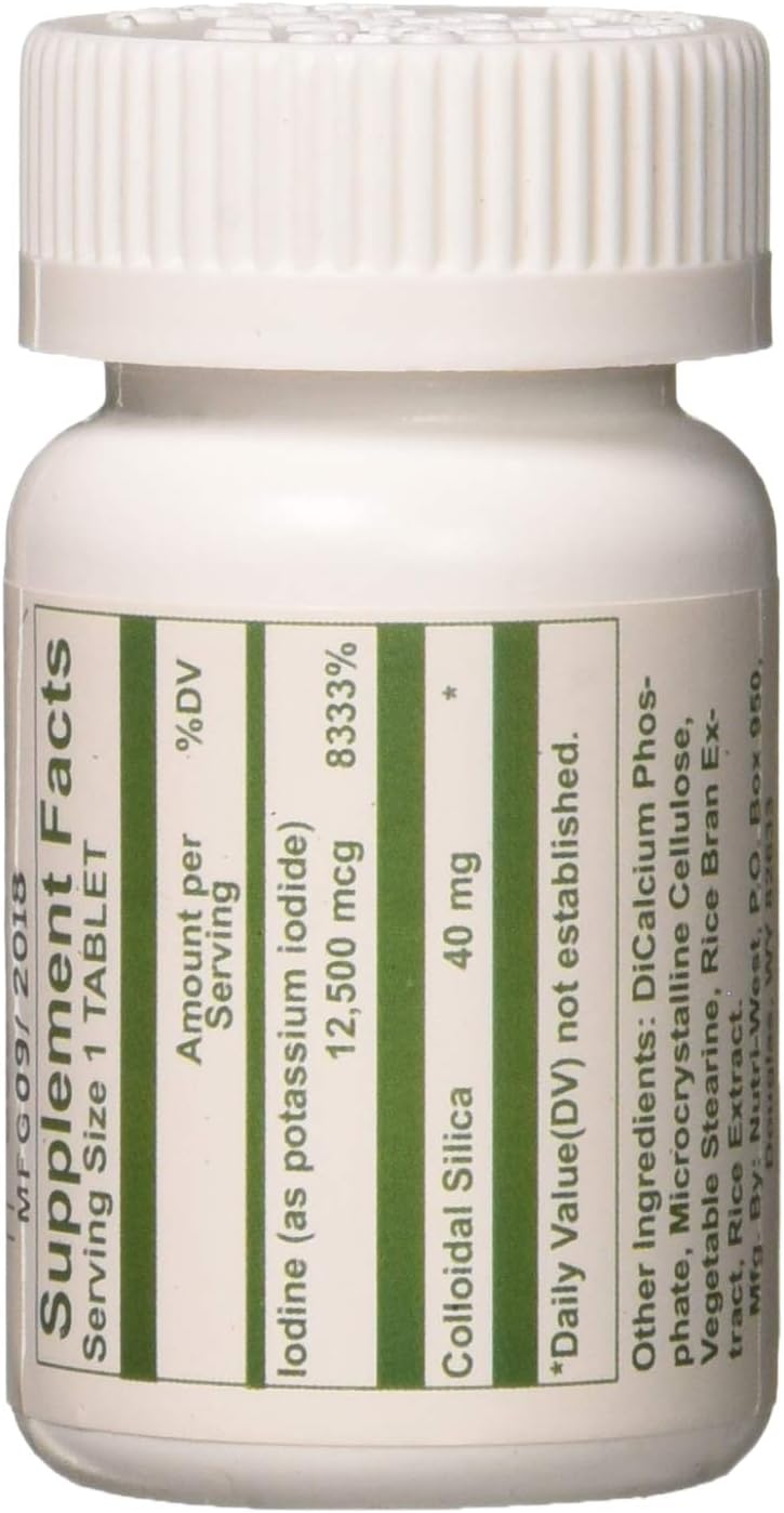 Nutri-West Iodine Rescue Supplement - 90 Tablets for Thyroid Support