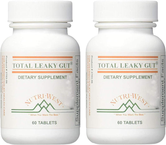 Nutri-West Total Leaky Gut 60 Supplement - Pack of 2