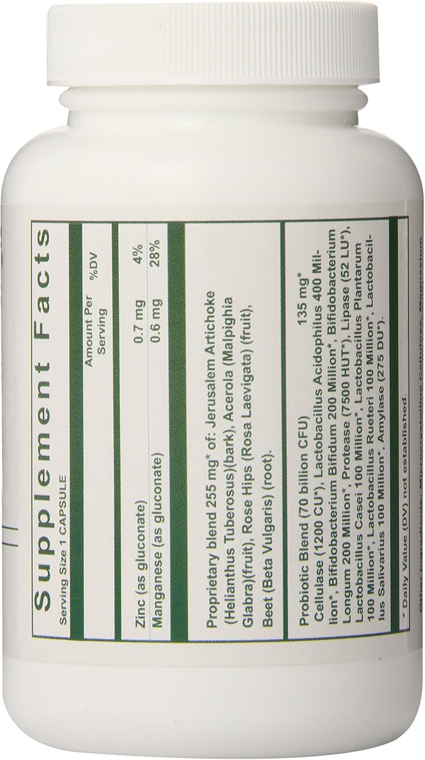 Nutri-West Total Probiotics 120 Capsules, 2.4 oz - Digestive Health Supplement