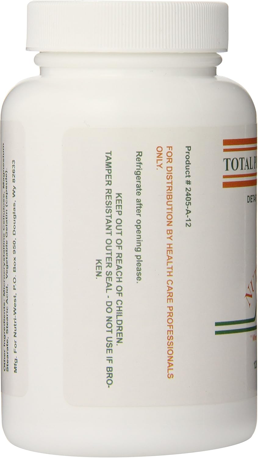 Nutri-West Total Probiotics 120 Capsules, 2.4 oz - Digestive Health Supplement