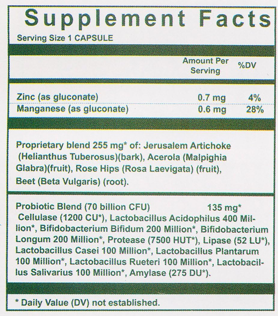 Nutri-West Total Probiotics 120 Capsules, 2.4 oz - Digestive Health Supplement