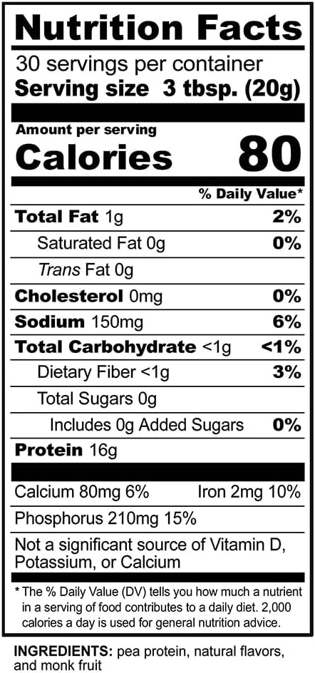 NutriBiotic Vanilla Pea Protein Powder - 21 Oz | Low Carb Vegan Plant Protein | USA Grown & Processed | Creamy & BCAA-Rich | Chemical-Free & Keto Friendly