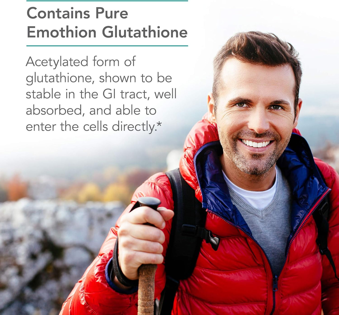Nutricology Acetyl-Glutathione 100 mg Supplement - 60 Count for Immune Support, Oral Glutathione with Superior Absorption