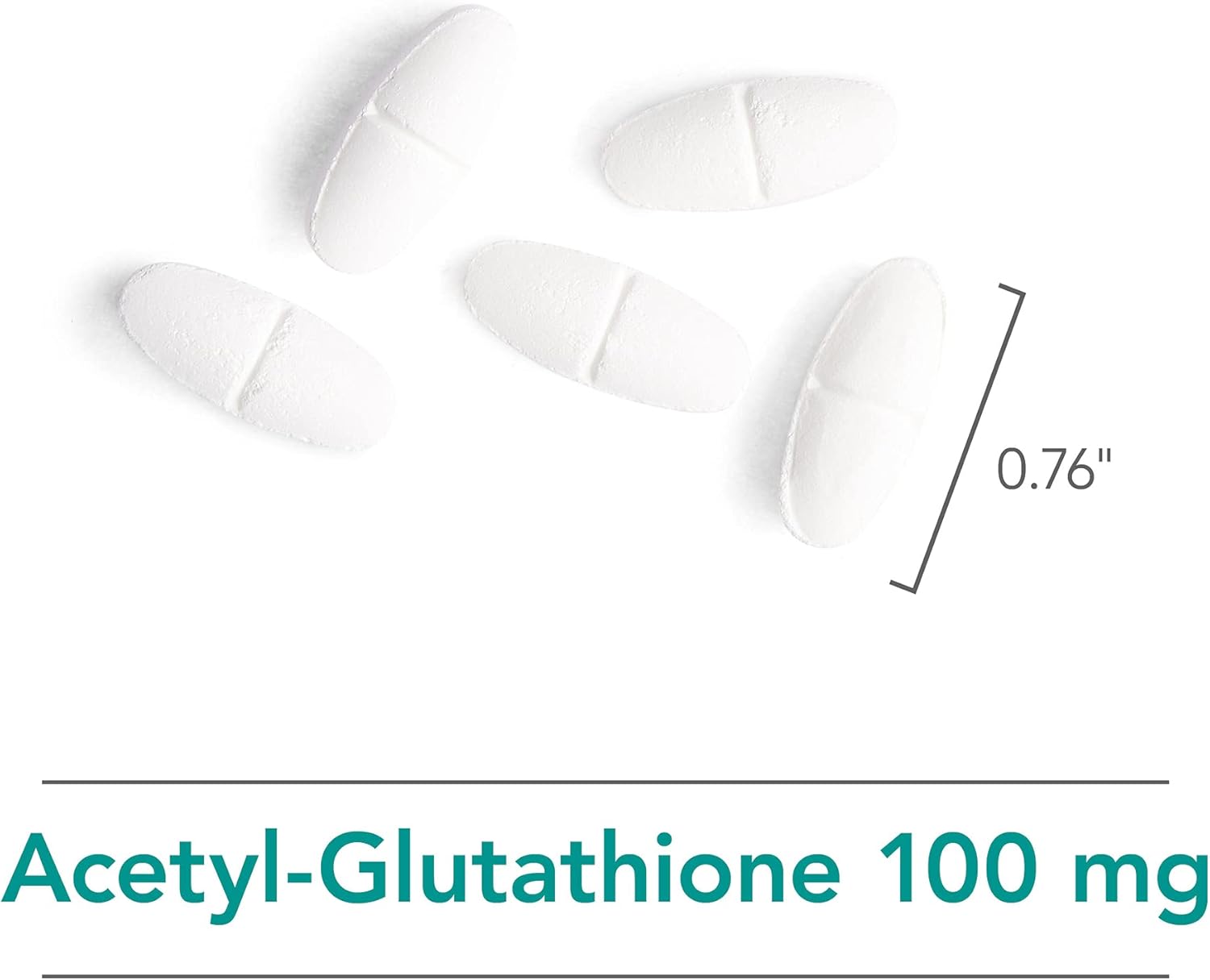 Nutricology Acetyl-Glutathione 100 mg Supplement - 60 Count for Immune Support, Oral Glutathione with Superior Absorption