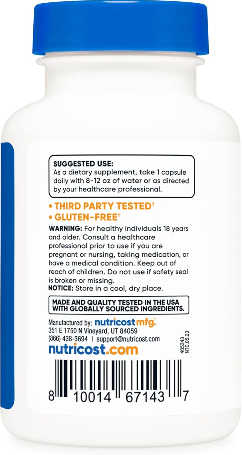 Nutricost 2,000mg Grapefruit Seed Extract - 60 Vegetarian Capsules, Gluten-Free & Non-GMO