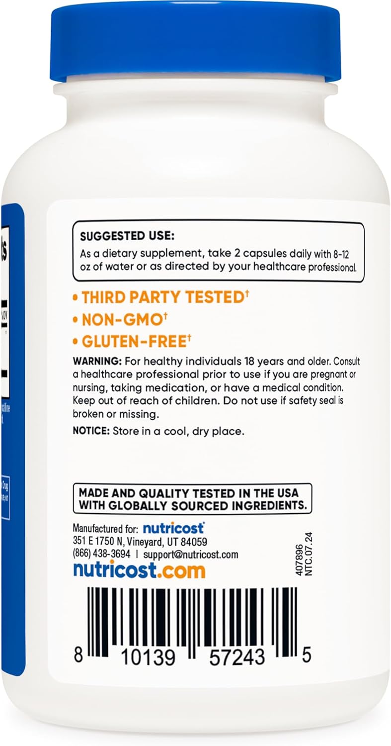 Nutricost Horse Chestnut Extract Capsules - 700 MG Per Serving - 180 Capsules, 90 Servings - Non-GMO, Vegan Formula