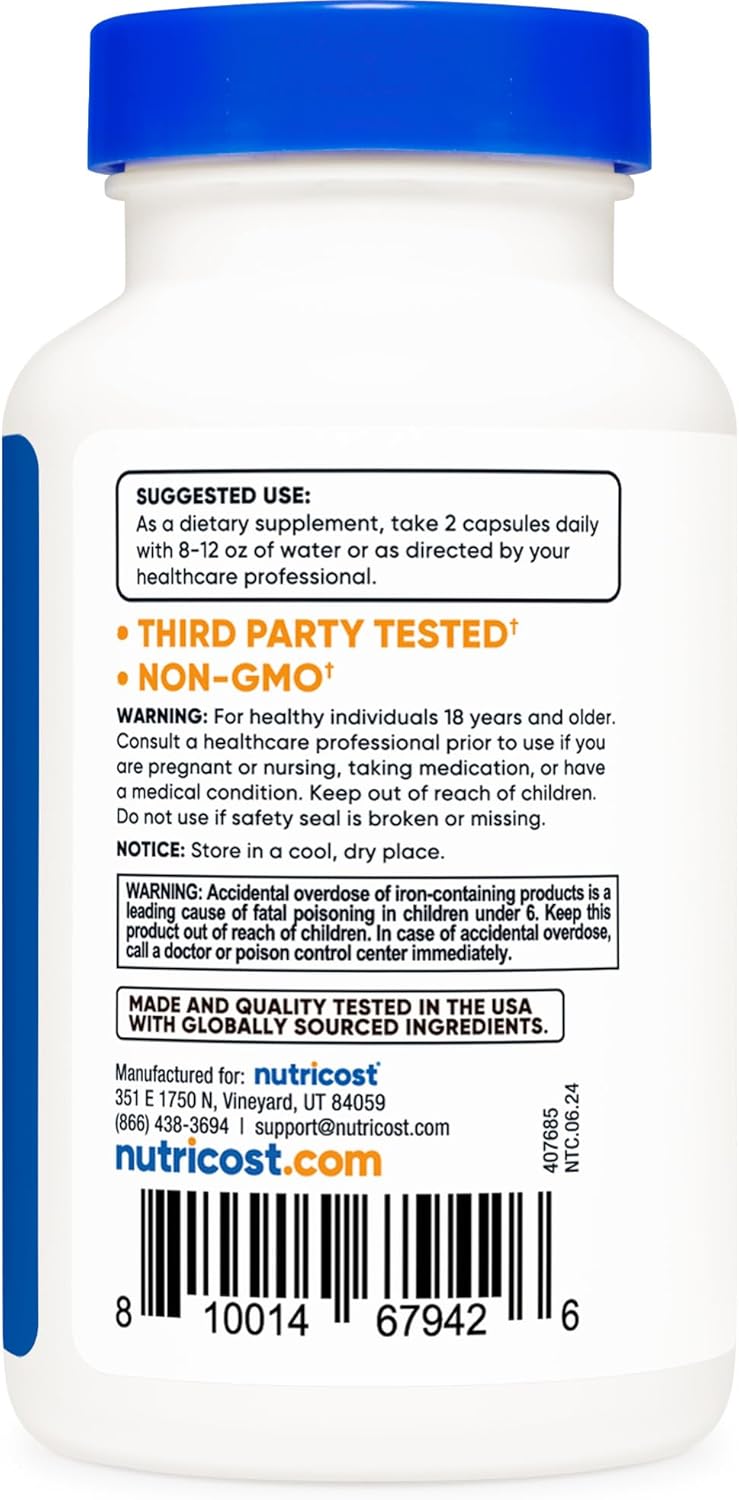 Nutricost Multivitamin with Probiotics - 120 Vegetarian Capsules Loaded with Essential Vitamins & Minerals