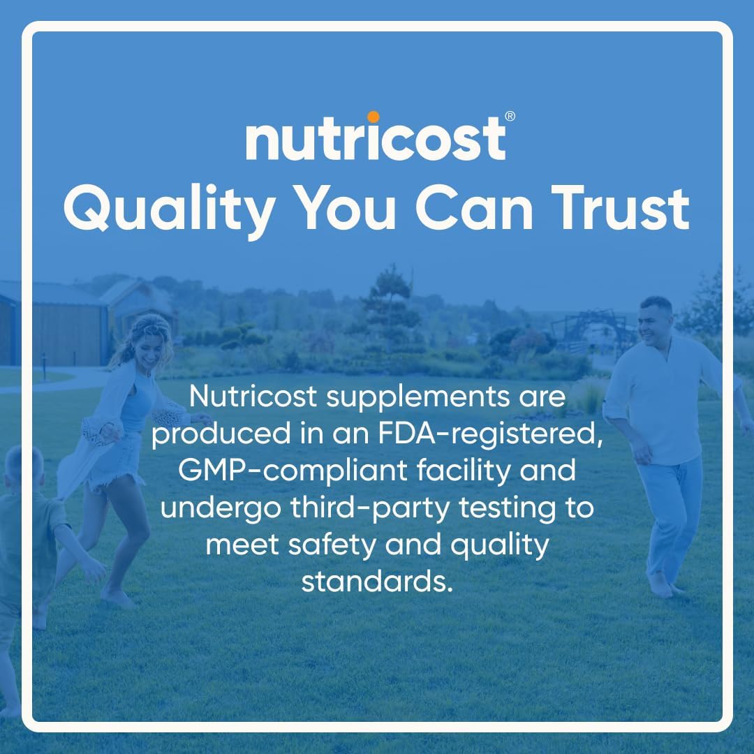 Nutricost Vitamin C with Rose HIPS 1025mg - Premium Non-GMO Gluten Free Supplement, 240 Capsules - High Potency Vitamin C 1,000mg, Rose HIPS 25mg