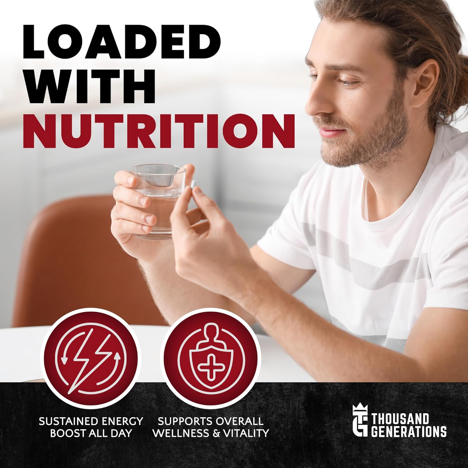Nutrient-Rich Brain Booster with Grass-Fed Beef Liver & Colostrum, Alpha GPC, Rhodiola, Ginkgo, Bacopa - Focus & Energy Support