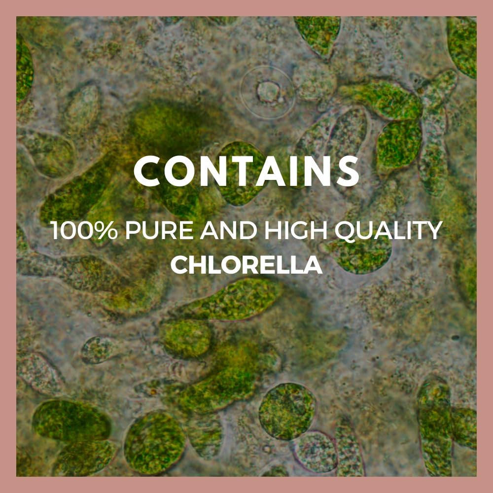 Nutrient-Rich Chlorella Seaweed Capsules | 1,000mg, 60 Vegan Herbal Supplements | 2 Month Supply | Non-GMO, Gluten-Free, Dairy-Free