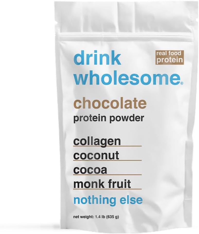 Nutrient-Rich Chocolate Collagen Protein Powder | Gentle on Digestion | Dairy & Lactose Free | No Artificial Sweeteners | Suitable for AIP, Carnivore & Paleo Diets | Safe for All Ages