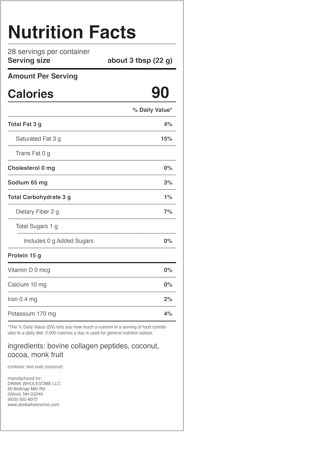 Nutrient-Rich Chocolate Collagen Protein Powder | Gentle on Digestion | Dairy & Lactose Free | No Artificial Sweeteners | Suitable for AIP, Carnivore & Paleo Diets | Safe for All Ages