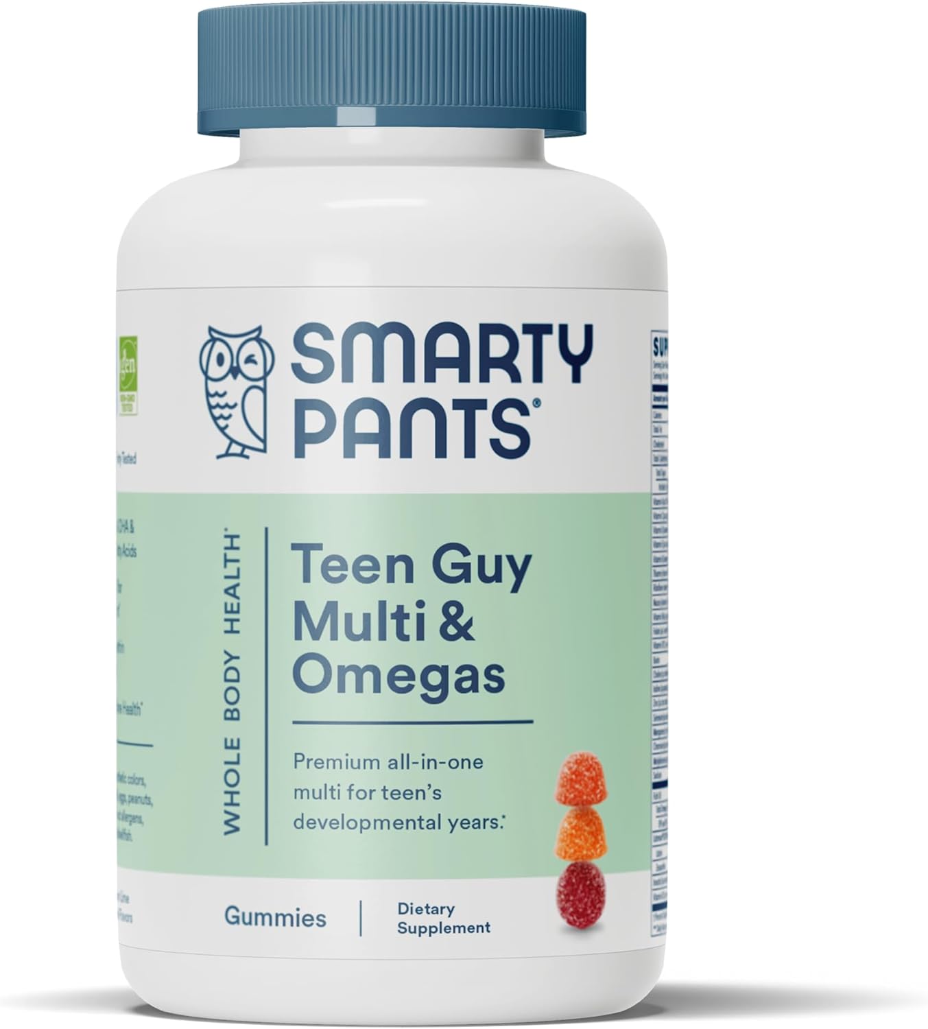 Nutrient-Rich Kids & Teen Guy Multivitamin Gummies with Omega 3 Fish Oil EPA/DHA