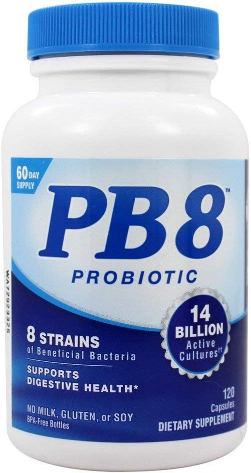 Nutrition Now PB 8 Probiotic Acidophilus Capsules - 240 Count Pack