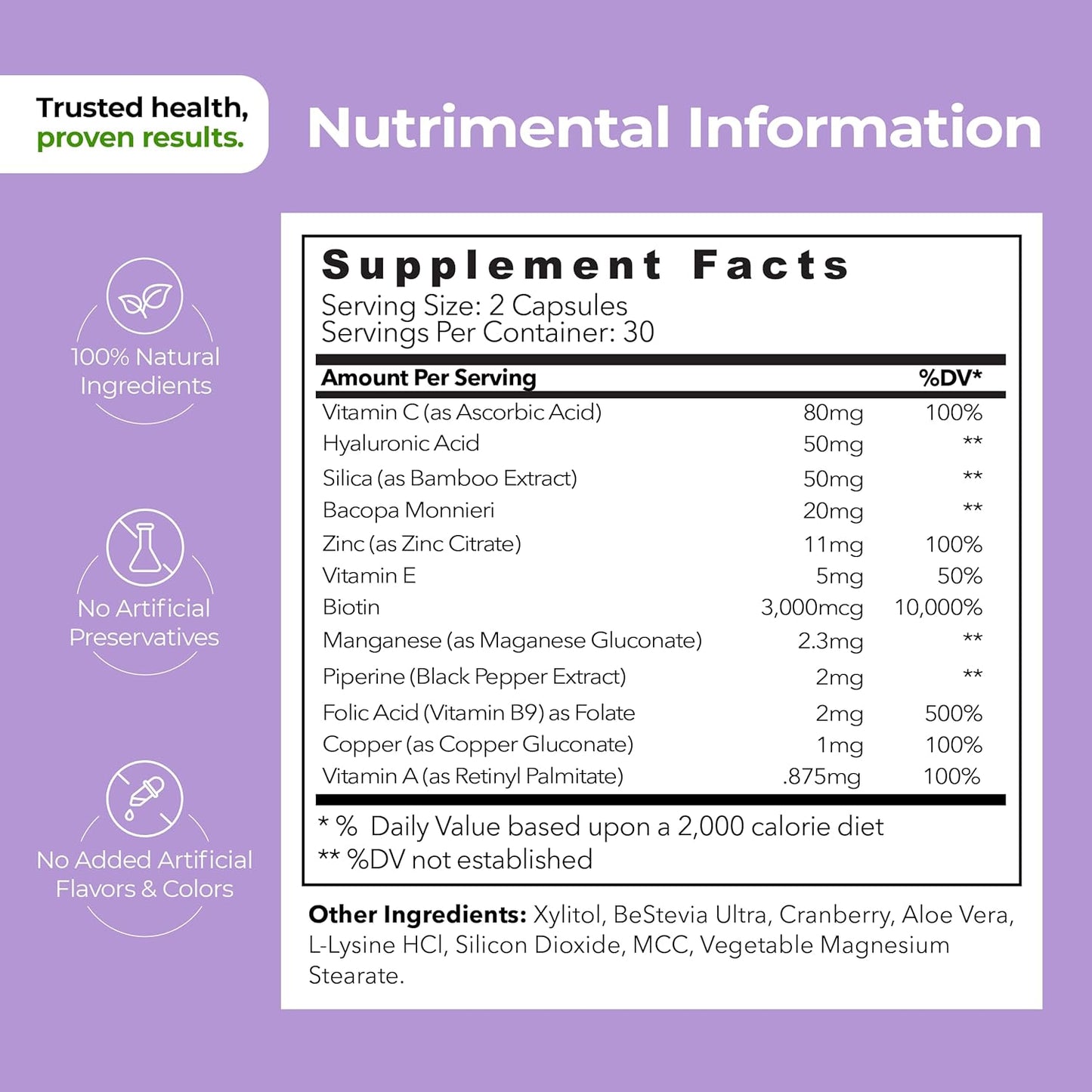 Nutriveda Glow Capsules: Premium Hair, Skin, and Nail Vitamins for Men and Women - Beauty & Wellness Support - 60 Capsules