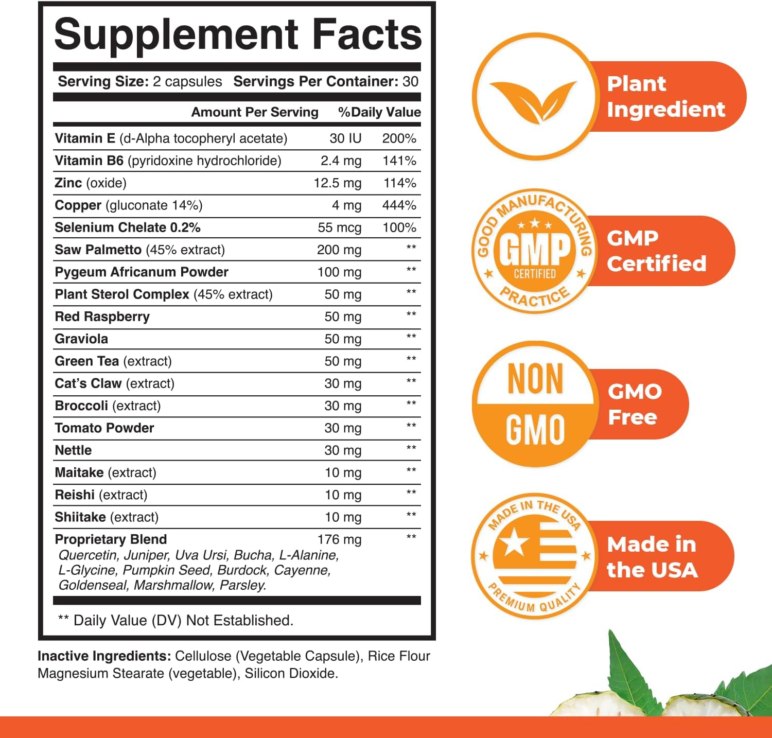 NutriWave ELITEXTREME PROSTATE Supplements for Men - Saw Palmetto Extract for Prostate & Urinary Health - Non-GMO, Made in USA - 60 Caps, 6 Month Supply