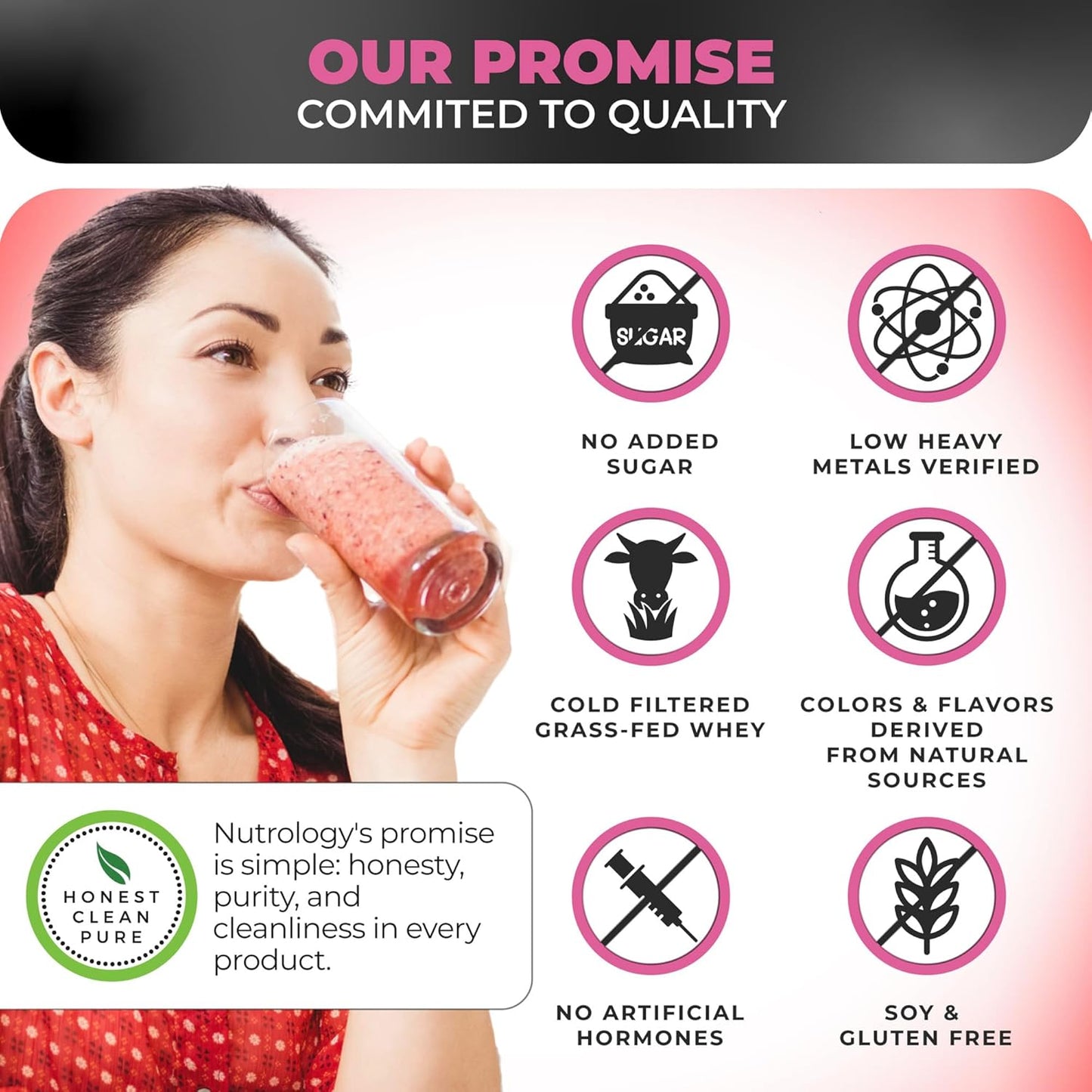 Nutrology TRIPACT Superberry Protein Powder - 7-in-1 Meal Replacement & BCAA Lemonade Shake (40 Servings)