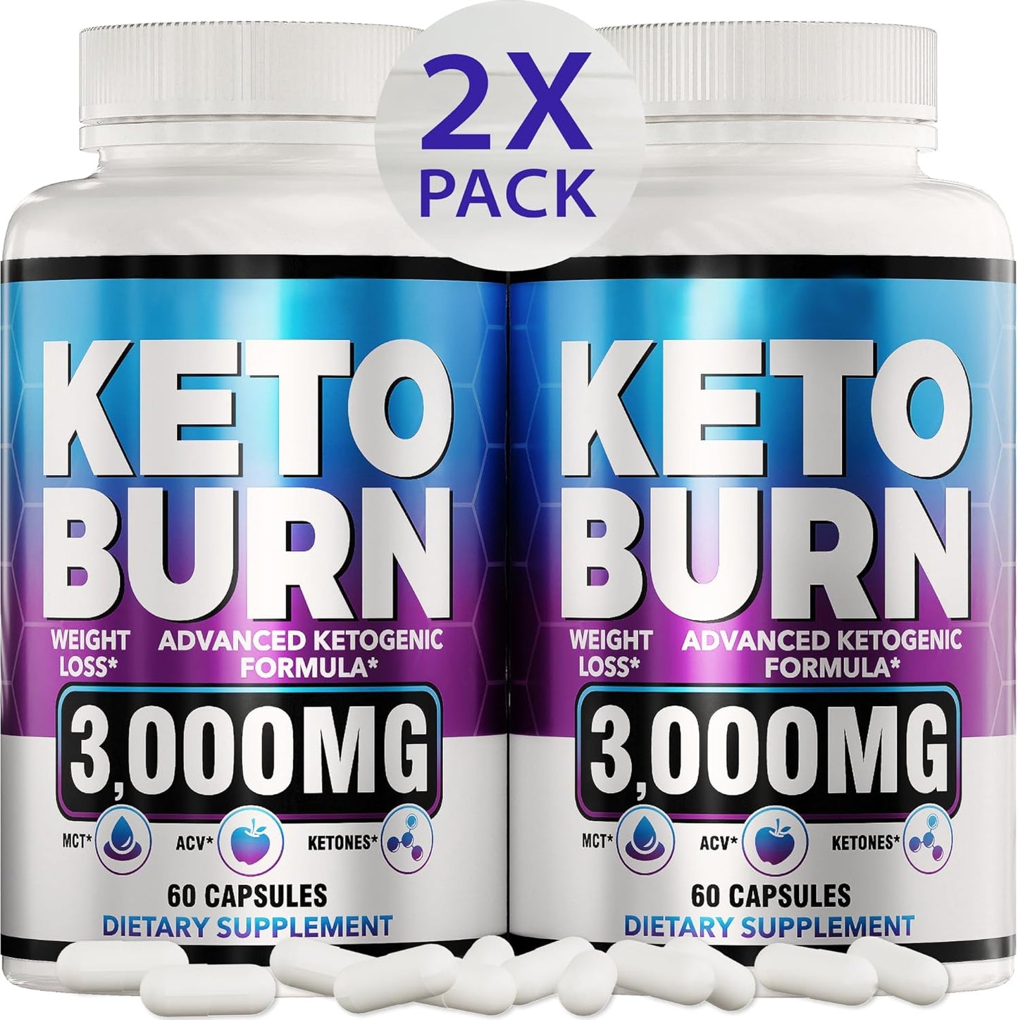 NuttraFaza INC Keto Diet Pills 2 Pack - Advanced Weight Loss Supplement with Apple Cider Vinegar Gummies - Made in USA - For Women and Men