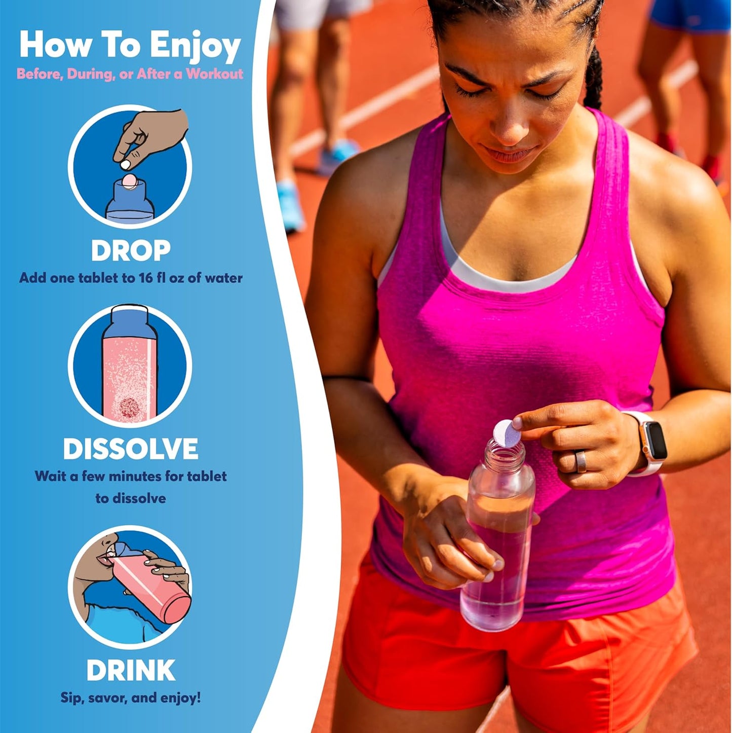 Nuun Sport Electrolyte Tablets, Mixed Flavors, 4 Pack - 40 Servings for Effective Hydration