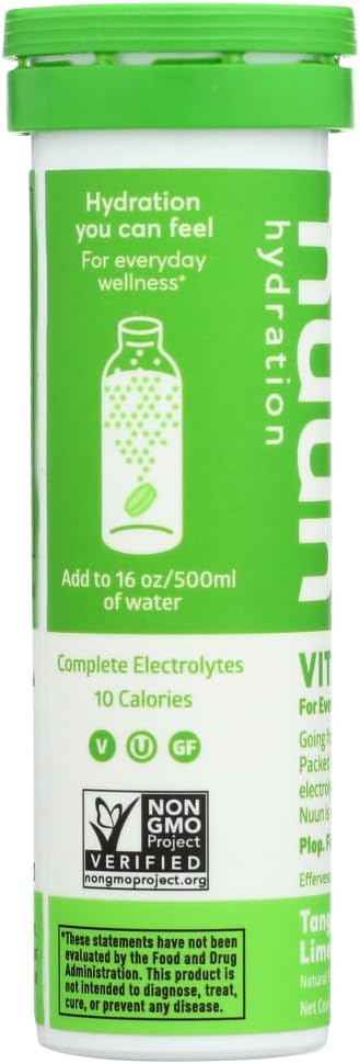 Nuun Vitamins Tangerine Lime Hydration Tabs - 36 Tablets for Daily Use