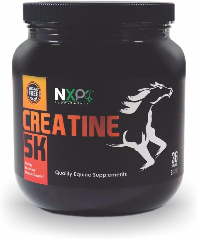 NXP Creatine 5K Horse Supplement - Supports Energy, Muscle Recovery, Power, and Endurance - 2 lb (36 Servings)